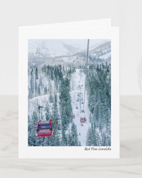 Park city, canyons village, red pine gondola