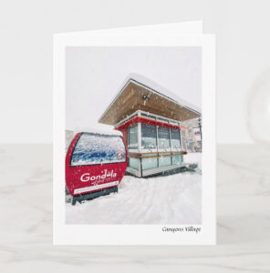 canyons village, park city, gondola, snowy