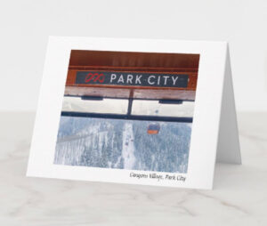 Park City, Gondola, ski town, snow, mountains